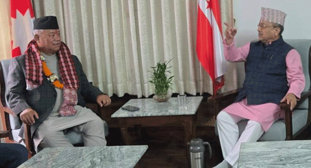 खड्काले आङ्देम्बेलाई शुभकामना दिँदै भने- प्रतिपक्षको भूमिका ऐतिहासिक बनोेस्