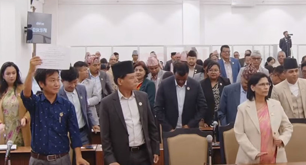 सुरु भयो प्रतिनिधिसभा बैठक, विपक्षीको अवरोध कायमै