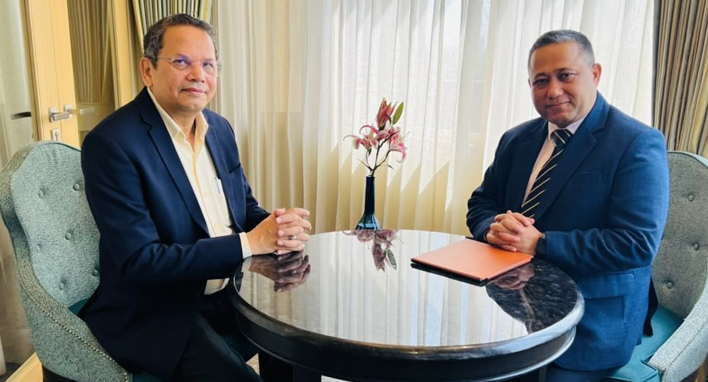 परराष्ट्रमन्त्री खनाल र भाजपा विदेश विभाग प्रमुखबीच भेटवार्ता
