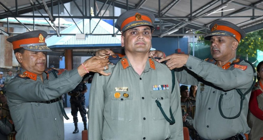 सशस्त्रका एआईजी पोखरेलको मानव स्रोत विभागमा पदस्थापन